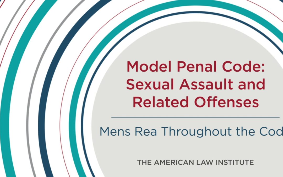 Mens Rea Throughout the Model Penal Code