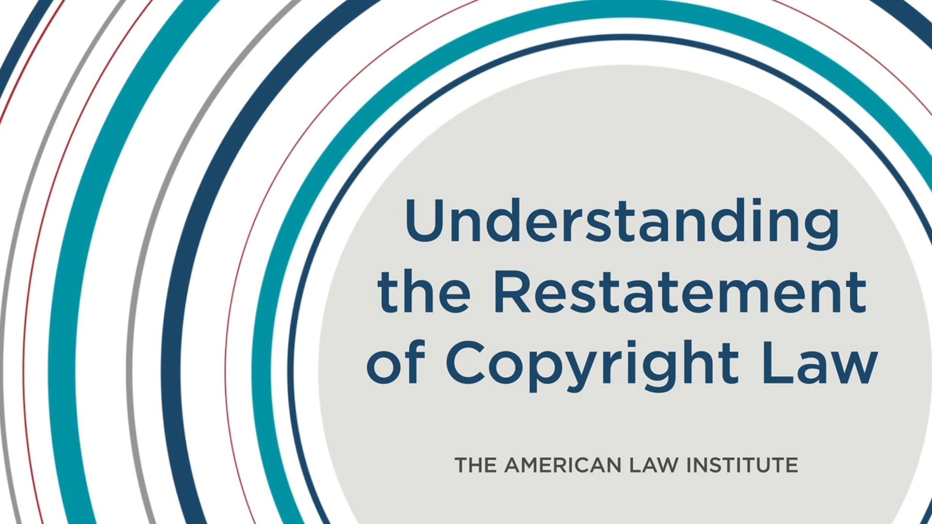 Understanding the Restatement of Copyright Law