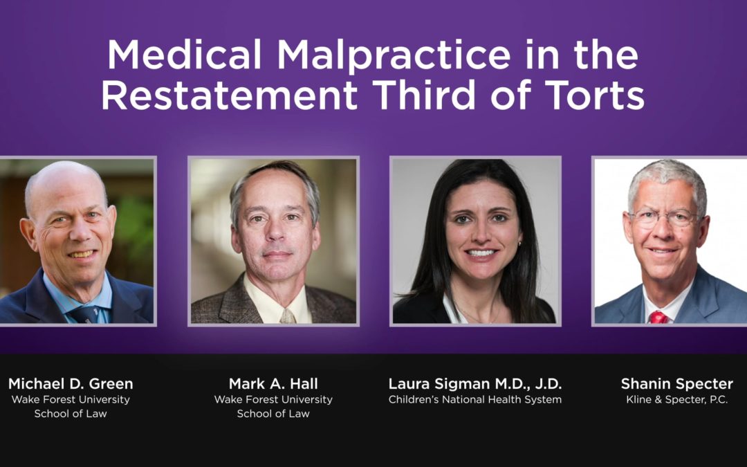 Medical Malpractice in the Restatement Third of Torts