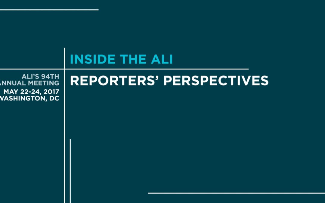 Annual Meeting 2017: Reporters’ Perspectives